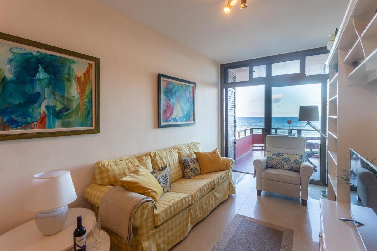 Front Line Beach With Fantastic Terrace. Telde Esterno foto