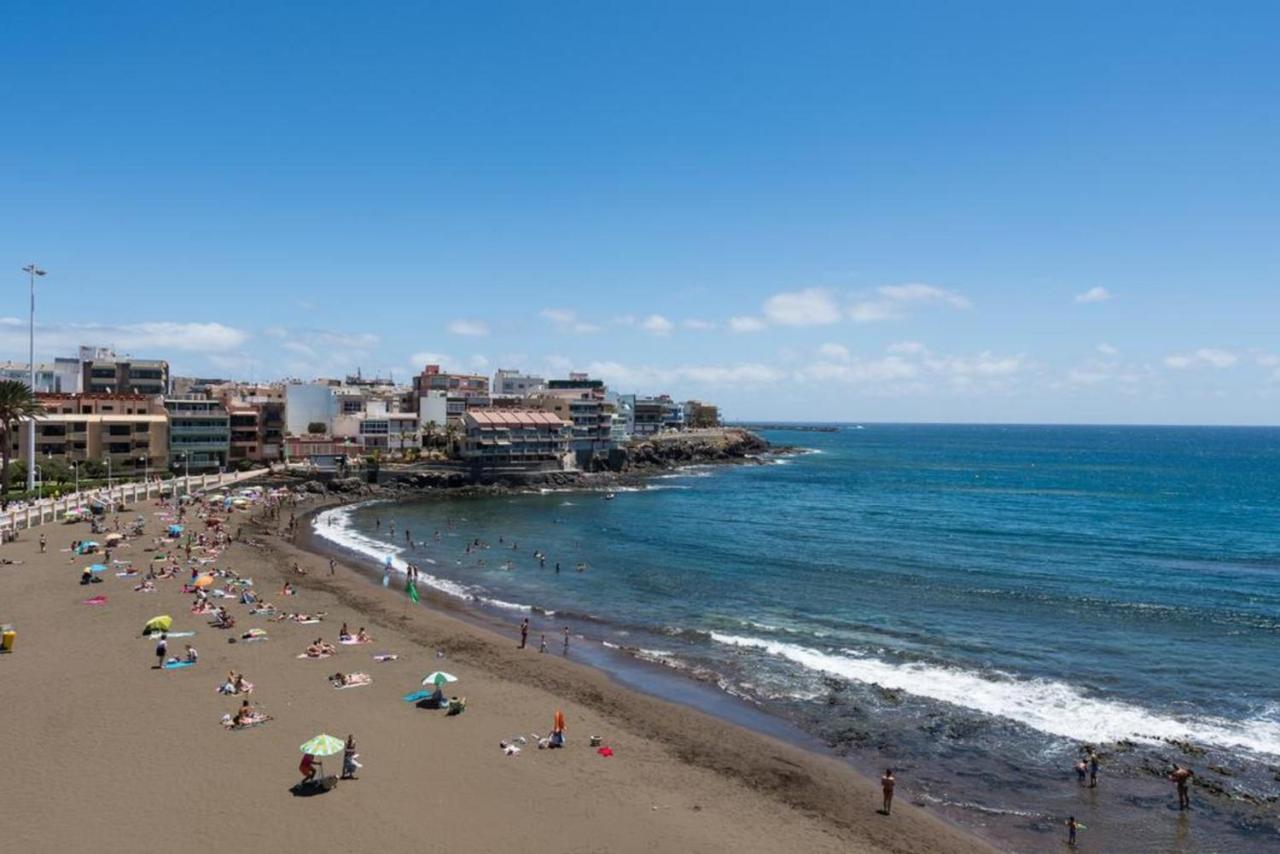 Front Line Beach With Fantastic Terrace. Telde Esterno foto